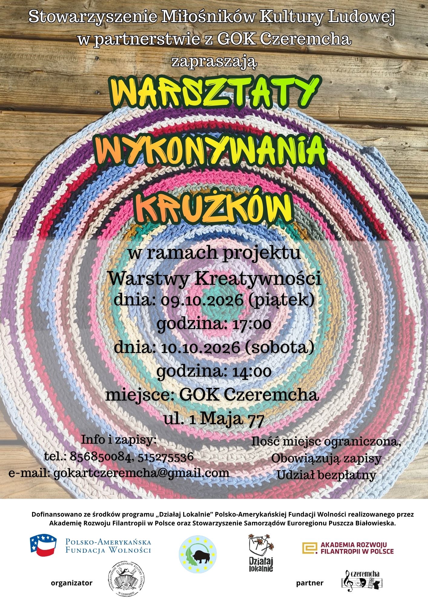 Warsztaty wykonywania krużków 09-10.10.2026
