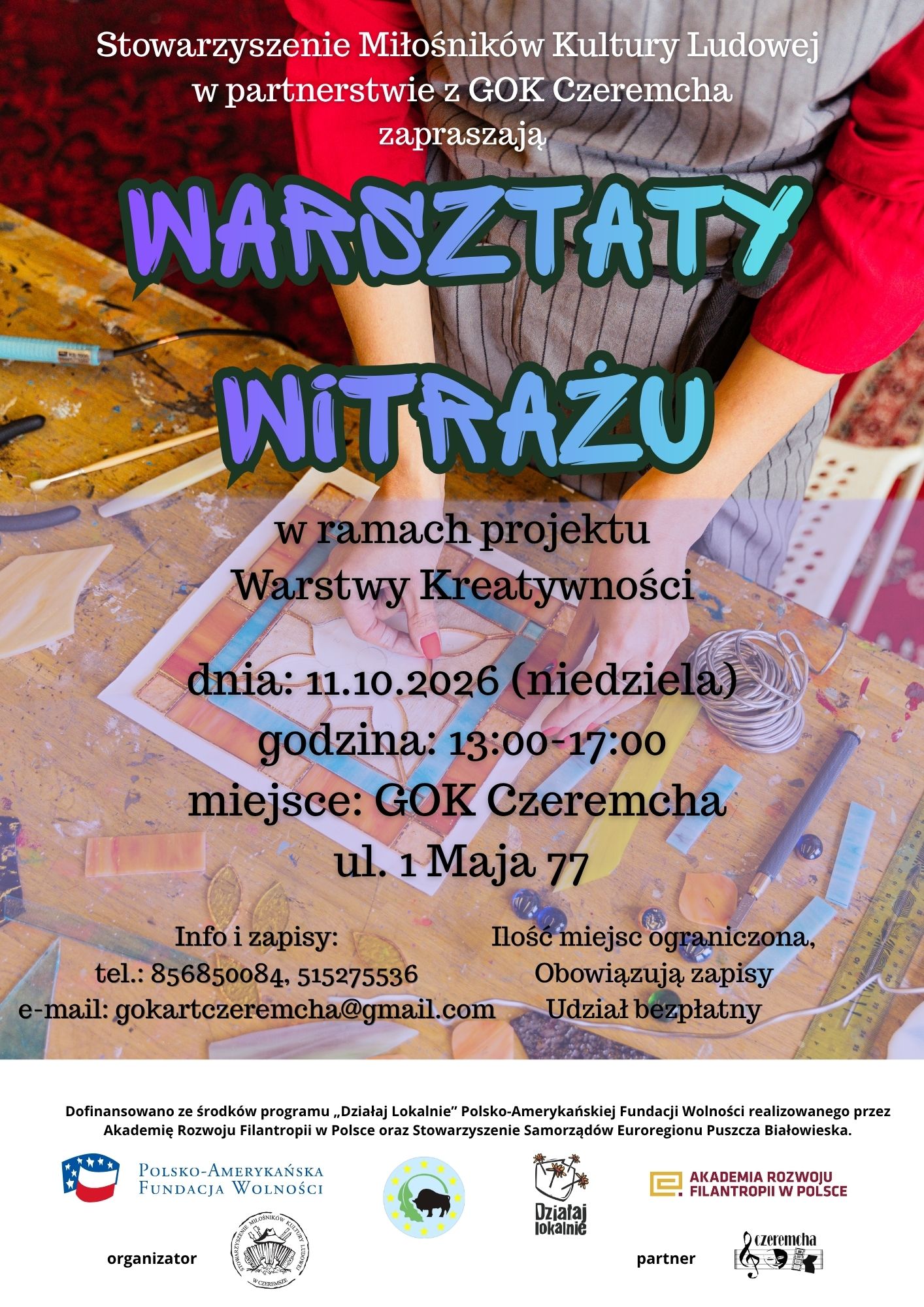 Warsztaty witrażu 11.10.2026